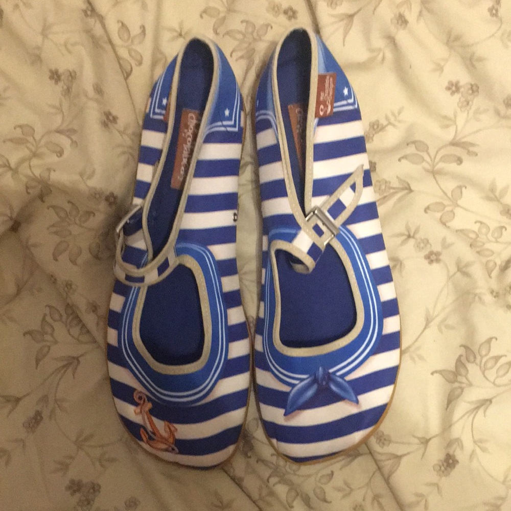 Chocolaticas by Hot Chocolate Design’s Sailor Mary Jane Shoes.